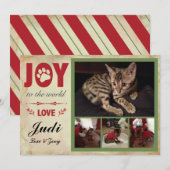 Carte de vacances pour animaux de compagnie - Frap (Devant / Derrière)