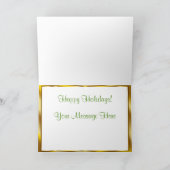 Carte de vacances pour bébé myotonique (Intérieur)