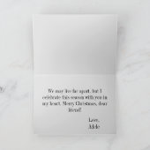 Carte de vacances pour cerf de Noël (Intérieur)