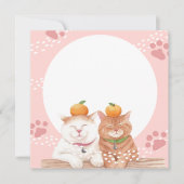 Carte de vacances pour chats (Devant)