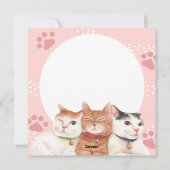 Carte de vacances pour chats (Dos)