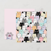 Carte de vacances pour chats (Devant / Derrière)