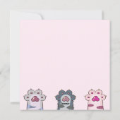 Carte de vacances pour chats (Dos)