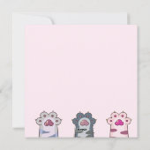 Carte de vacances pour chats (Dos)