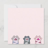 Carte de vacances pour chats (Dos)