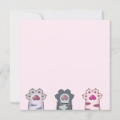 Carte de vacances pour chats (Dos)