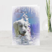 Carte de vacances pour chien du Labrador (Devant)