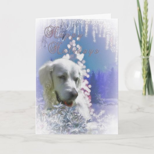 Carte de vacances pour chien du Labrador (Devant)