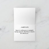 Carte de vacances pour coiffeur monon (Intérieur)