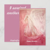 Carte de vacances pour des survivants de cancer du (Devant / Derrière)