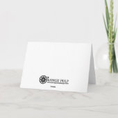 Carte de vacances pour entreprise/entreprise (Dos)