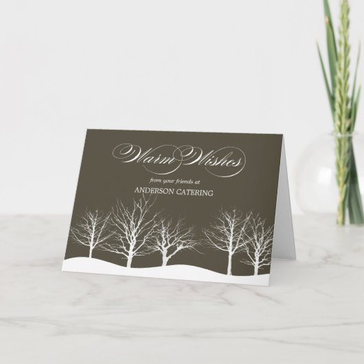 Carte de vacances pour entreprise/entreprise (Devant)