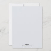 Carte de vacances pour famille (chocolat/bleu) (Dos)