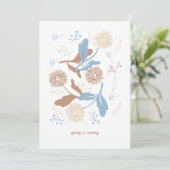 Carte de vacances pour Fleur sauvage Dandelion Swe (Debout devant)