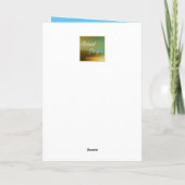 Carte de vacances pour gâteau d'anniversaire (Dos)