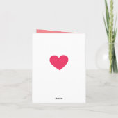 Carte de vacances pour Heureuses Saintes-Valentin  (Dos)