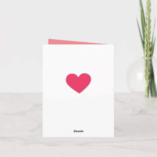 Carte de vacances pour Heureuses Saintes-Valentin (Dos)