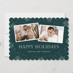 Carte de vacances pour jeunes mariés Green 2 Photo