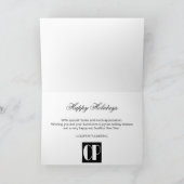 Carte de vacances pour Joyeuses Fêtes (Intérieur)