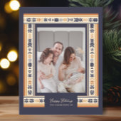 Carte de vacances pour la famille de la frontière 