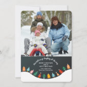 Carte de vacances pour la forêt de Noël (Devant)