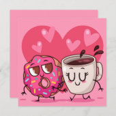 Carte de vacances pour la Saint Valentin (Devant / Derrière)