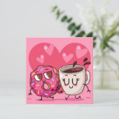 Carte de vacances pour la Saint Valentin (Debout devant)