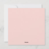 Carte de vacances pour la Saint Valentin (Dos)