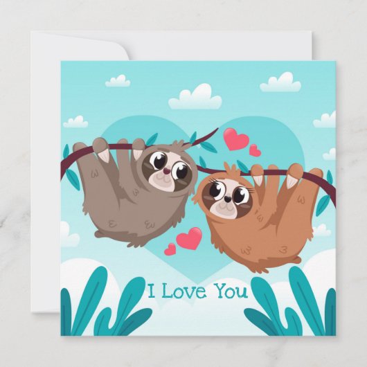 Carte de vacances pour la Saint Valentin (Devant)