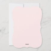 Carte de vacances pour la Saint Valentin (Dos)