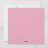 Carte de vacances pour la Saint Valentin (Dos)