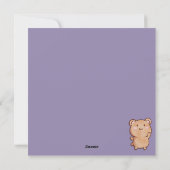 Carte de vacances pour la Saint Valentin (Dos)