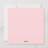 Carte de vacances pour la Saint Valentin (Dos)