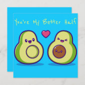 Carte de vacances pour la Saint Valentin (Devant / Derrière)