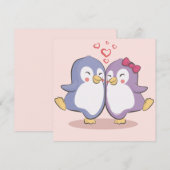 Carte de vacances pour la Saint Valentin (Devant / Derrière)