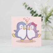 Carte de vacances pour la Saint Valentin (Debout devant)