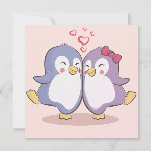 Carte de vacances pour la Saint Valentin (Devant)