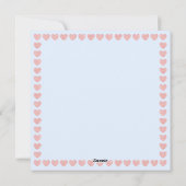 Carte de vacances pour lama (Dos)