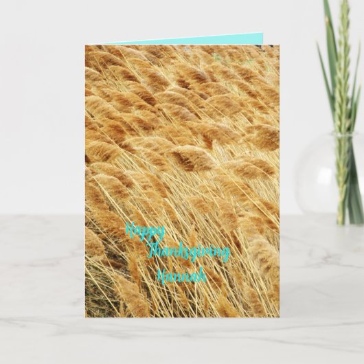 Carte de vacances pour l'amitié de Thanksgiving (Devant)