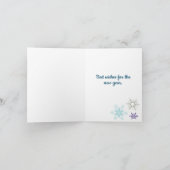 Carte de vacances pour l'artiste des microlames/so (Intérieur)