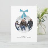 Carte de vacances pour le bal de Noël (Debout devant)