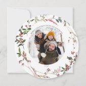 Carte de vacances pour le Berry d'hiver chaud (Devant)