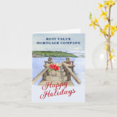 Carte de vacances pour le budget d'affaires Lake M (Fleur jaune)