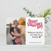 Carte de vacances pour le Motif de la Saint Valent (Debout devant)