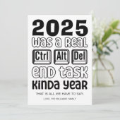 Carte de vacances pour le Nouvel An (Debout devant)