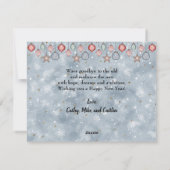 Carte de vacances pour le Nouvel An 2025 (Dos)