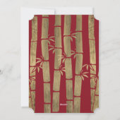 Carte de vacances pour le Nouvel An chinois (Dos)