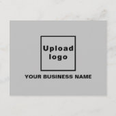 Carte de vacances pour le Nouvel An gris (Dos)