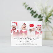 Carte de vacances pour le petit déjeuner et le déj (Debout devant)