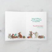 Carte de vacances pour les amateurs de livres de s (Intérieur)